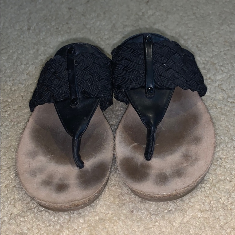 Black sandals